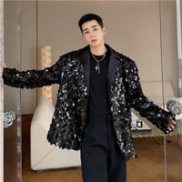 New Trendy Fashionable Small Niche Design Suit With Large Sequins