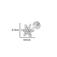 Stainless Steel Internal Thread Flat Bottom Rod Labret