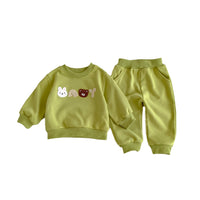 Cute Bear Letters Long Sleeve For Boys And Girls