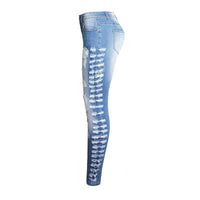 New Women's Ripped Slim Fit Stretch Jeans