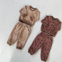 Nordic Style Children's Sweatshirt Suit Printing