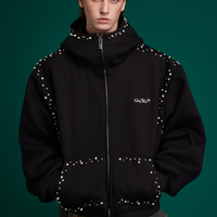 Design Hooded Sweater Heavy Industry Loose