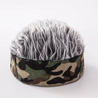 Handsome Simulation Short Hair Wig Retro Beanie