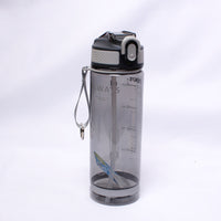 Large Capacity Sports Water Bottle Straw Cup Plastic Portable