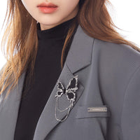 New Alloy Brooch High Sense Niche High-end Pin Coat Suit High-end All-match Corsage