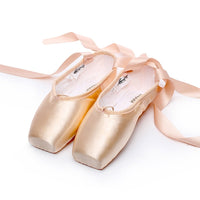 Lace-up Satin Dancing Flat Practice Shoes