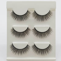 Three Pairs Of 3D Eyelash Natural Thick Multi-layer
