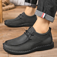 Fashion Men's British Style Casual Leather Shoes