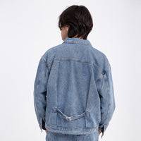 Loose Washed-out Worn Jeans Punk