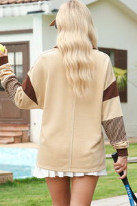 Women's V-neck Comfortable Fashion Casual Loose Sweatshirt