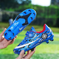 Children's Football Shoes Velcro Spike Sports