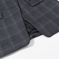 Casual Irregular One Grain Buckle Pattern Coat For Women
