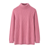 Women's Double-strand Thick Wool Knitted Bottoming Shirt