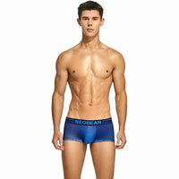 Underwear Low Waist Sexy U Convex Men's Boxers Fashion Printed Boxer Briefs