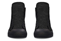 Printed Couple High Top Canvas Shoes