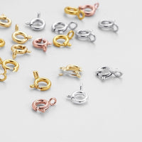 18K Gold Plated Strong Color Retention Spring Fastener
