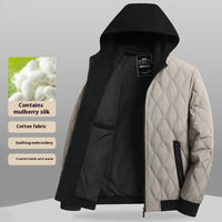 Men's Autumn And Winter Thickening Jacket Hooded