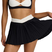Quick-drying Slim Fit Golf Skirt With Safety Pants Fitness