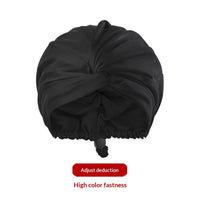 Silk-like Fabric Stretch Satin And Ice Sleep Caps