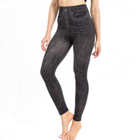 Sexy Figure-hugging Cropped Peach-butt Leggings For Women