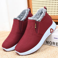 Winter Fleece-lined Thickened Middle-aged And Elderly Thermal Non-slip Cotton-padded Shoes