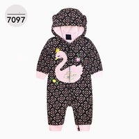 Double Layer One-piece Zipper Hooded Sweater For Children