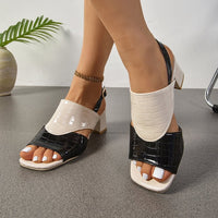 Women's Mid-heel Chunky Heel Sandals