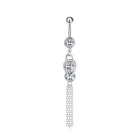 Medical Stainless Steel Belly Button Navel Stud Ring