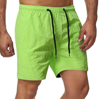 Summer Men's Shorts Candy Color Waterproof Quick-drying Knee Length Pants
