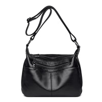 Genuine Leather Simple Shoulder Messenger Bag