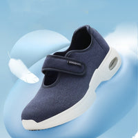 Walking Large-size Dad Widened Mom Mid- To Late-life Single-layer Shoes