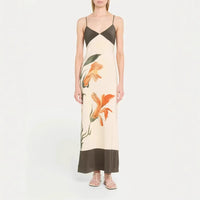 Women's V-neck Loose-fit Slip Dress
