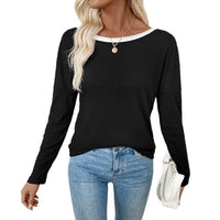 Sexy Backless Bow Fashionable T-shirt Women