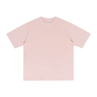Street Long-staple Cotton Solid Color Short Sleeve