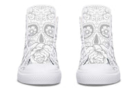 Printed Couple High-top Canvas Shoes