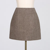 Elegant Style High Waist A- Line Skirt Fashionable Three-dimensional Flower Stitching Design Short Skirt