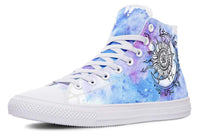Printed Couple High-top Canvas Shoes