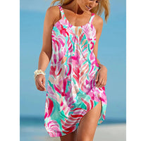 Womens Stylish Sassy Camisole Print Dress