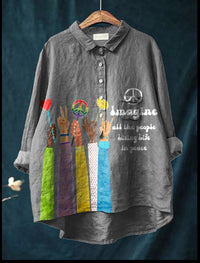 Women's Fashion Individual Casual Animal Print Shirt