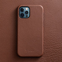 Mobile Phone Case Leather Lychee Pattern Protection Holster Tide