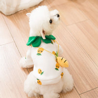 Pineapple Backpack Dog Clothes Pet Cute Breathable