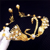 Large Swan Crown  Baking Decorative Ornament