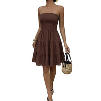 Sleeveless Backless Elegant Womens Dress