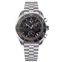 Business Multi-function Chronograph Watch Luminous Water-resistant With A Sapphire Crystal Glass Dial