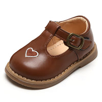 Girls' Leather Baby Soft Sole Princess Shoes