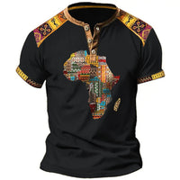 Men's 3D Printed Sleeve T-shirt Casual Top