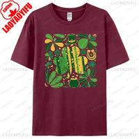Lucky Clover Shirt Top Womens