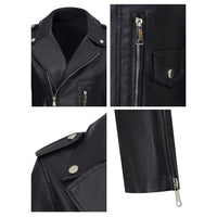 Women's Leather Top Short Coat