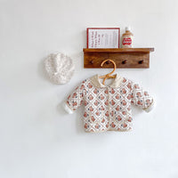 Flowers Pattern Long Sleeve Jacket