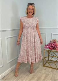 Women's Elegant Floral Print Dress